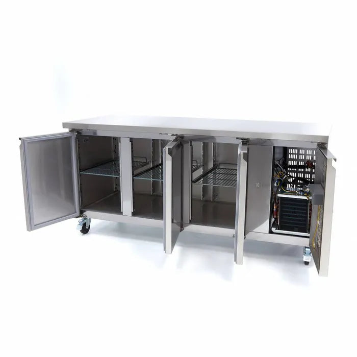 Koelwerkbank - 180 cm - 3 Deuren